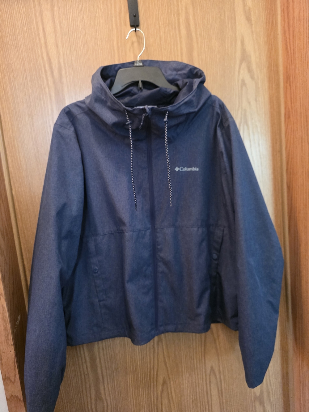 Columbia Dark Navy Hooded Shell Jacket